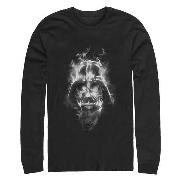 Men's Star Wars Darth Vader Smoke Long Sleeve Shirt