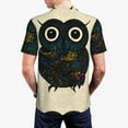 thumbnail image 5 of Rocae Owl with Mandala for Men's Short Sleeve Polo Shirt, Quick Drying Performance Moisture Wicking Sports Men's Golf Shirt Small, 5 of 9