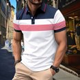 thumbnail image 2 of Men's Summer Leisure Culture Breathable Short Sleeved Shirt Top M, 2 of 5