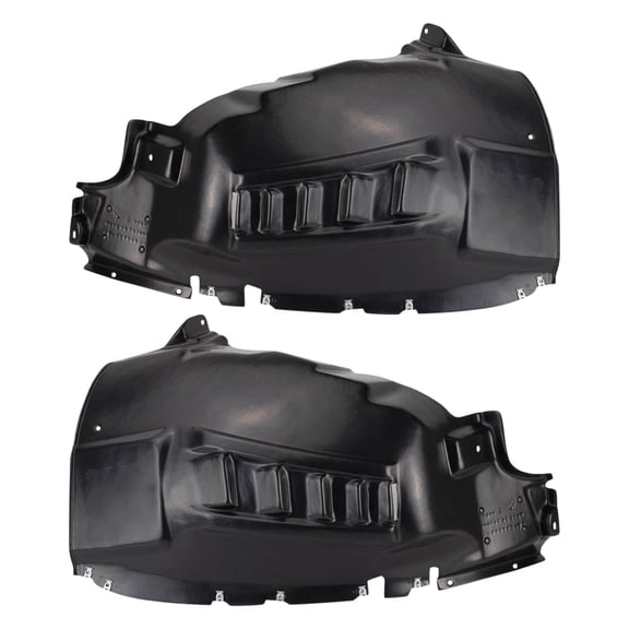 TRQ Front Inner Fender Liner Set Fits Select 2014-2021 Ram ProMaster 1500 ProMaster 2500 ProMaster 3500 CH1248196 CH1249196