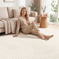 thumbnail image 6 of Area Rugs for Living Room,Yamaziot 6'x9' Washable Rug, Bedroom Area Rug Carper for Dining Room, Non Slip Modern Accent Carpet, Solid Beige, 6 of 9