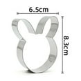 thumbnail image 1 of Variety Styles Stainless Steel Easter Biscuit Cutter Easter Rabbit Eggs Carrot Cookie Mold Kitchenware Cookie Cutter Baking Tool, 1 of 5