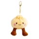 thumbnail image 2 of Llavero de bollo al vapor – Llavero de peluche suave con forma de bollo Bao, colgante Kawaii para bolso, lindo regalo con temática de comida para niñas y mujeres., 2 of 6