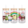 thumbnail image 1 of Sticker UV DTF Transfer Sanrio Cute Characters For 16oz Wrap GLASS Cups High Temperature Resistance DIY Waterproof Custom Decals, 1 of 1