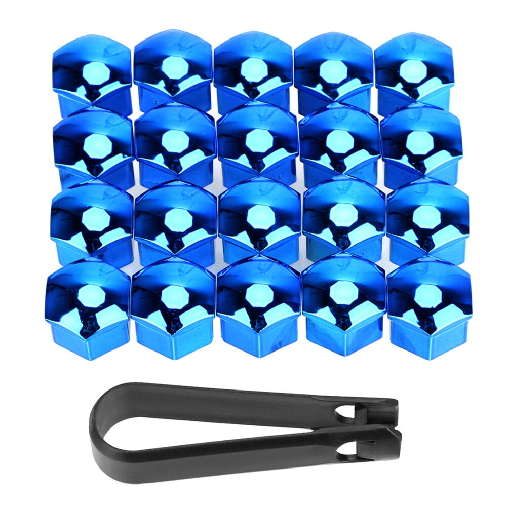 Uposao 20pcs Wheel Nut Cap Wheel Bolt Nut Caps Covers Hexagonal Tire