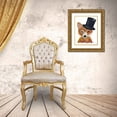 thumbnail image 3 of DeRice, Julie 26x32 Gold Ornate Wood Framed with Double Matting Museum Art Print Titled - Proper Animals III, 3 of 4