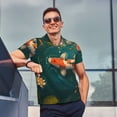 thumbnail image 4 of Fotbe Koi Pond Lilies Camiseta Polo de Golf para Hombre con Estampado – Camisa Deportiva Transpirable con Cuello Abotonado-X-Large, 4 of 6