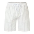 thumbnail image 3 of Pantalons à Rayures Verticales pour Hommes de Style Décontracté d'Été, 3 of 5