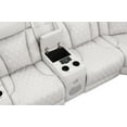 thumbnail image 6 of Fortuner Modern recliner sectional made with wood & Faux Leather in Beige, 6 of 7
