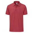 thumbnail image 1 of Fruit Of The Loom - Polo piqué para hombre (Rojo Jaspeado), 1 of 3