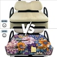 thumbnail image 6 of FUIALDOLG Universal Fit Bright Blossom Floral Golf Cart Seat Covers 51x30 Inch Universal Golf Cart Towel with 4Pocket Non-slip Anti Dirty Seat Protection Pad for Women Men,Easy to Install, 6 of 8