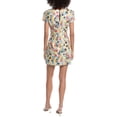 thumbnail image 2 of Milly womens  Rowen Floral Mini Dress, 6, Tan, 2 of 3