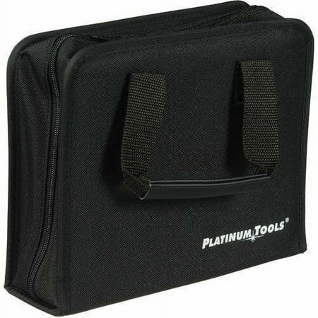 UPC: 0849160002857 | Platinum Tools 4002PT Nylon Zipper Tool Case with Handles