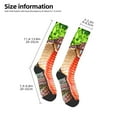 thumbnail image 2 of Pofeuu Cobra Snake Print Stockings, Adult Running Hiking Socks for Youth and Adult, 2 of 6