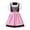 Pink, variant on Oktoberfest Dress for Girls Kids Teens Traditional German Bavarian Dirndl Dress with Maid Apron Halloween Outfit Girl's German Traditional Oktoberfest Skirt Dress