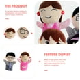 thumbnail image 6 of Linaichen Plush Hand Doll Family Hand Puppet Set for Storytelling & Teaching - 2 Plush Characters, 6 of 8