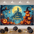 thumbnail image 2 of Pumpkin Decoration Happy Halloween Outdoor Decoration Haunted House for Halloween Party Outdoor Event Autumn Celebration, 2 of 9
