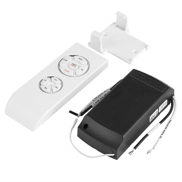 Gonnely Kit de télécommande sans Fil pour Lampe de Ventilateur, 4 synchronisations 3 Vitesses Kit de télécommande sans Fil pour Lampe de Ventilateur Suspendu au Plafond Universel