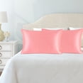 thumbnail image 3 of MesaSe Satin Pillowcases Set of 2  with Envelope Closure White, 3 of 7