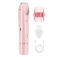 thumbnail image 1 of Afeitadora eléctrica 2 en 1 para mujer, recortadora de vello corporal eléctrica para cuerpo, piernas y zona del bikini. Rosa, 1 of 8