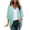 Mint Green, variant on Long Sleeve Kimono for Womens Retro Striped Print Casual Duster Blouse Tops Coat Juniors 3/4 Ruffle Sleeve Jackets Lightweight Open Front Cardigans,Green,Small