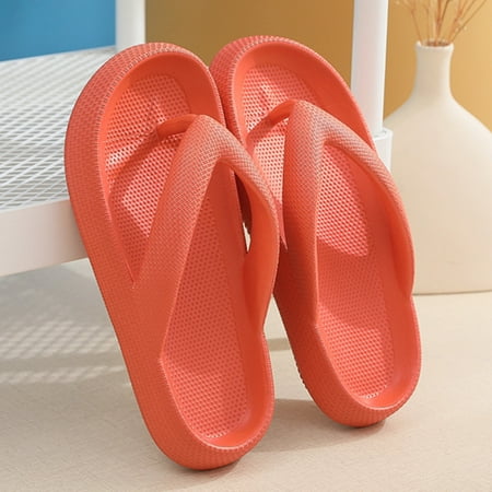 

Women‘s Solid Color Flip Flops Platform Anti-slip Beach Indoor And Outdoor Slides Women‘s Fashion Slippers