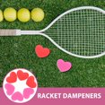 thumbnail image 2 of LEEYNEER 6 PCS Vibration Dampeners Tennis Accessories External Absorbers Miss Child, 2 of 6