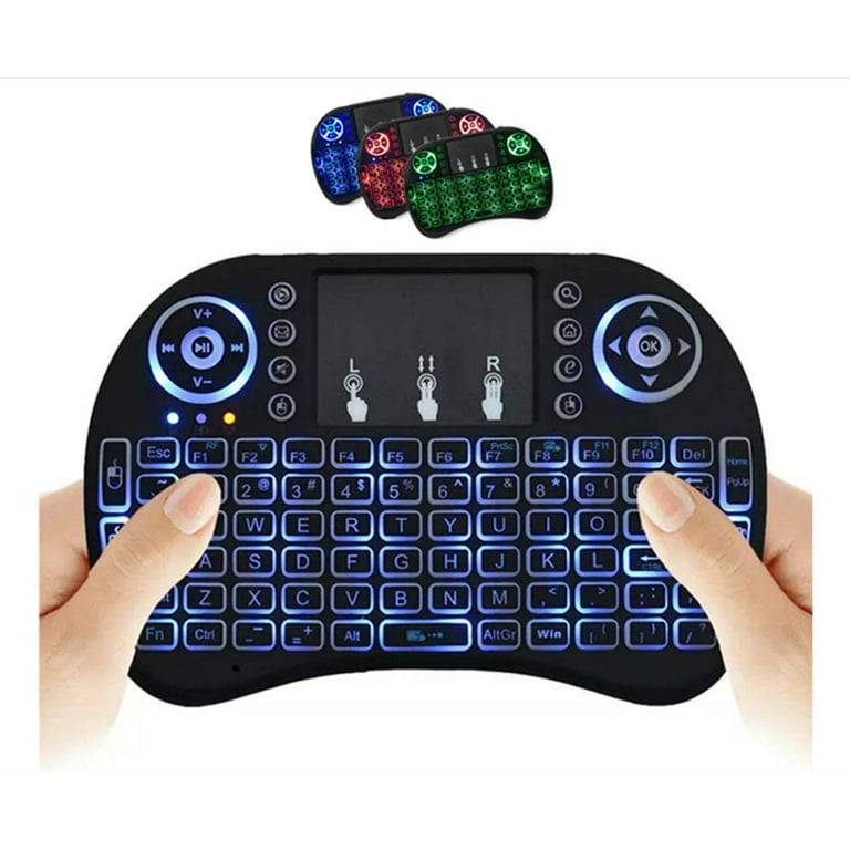 Wireless Mini Keyboard Remote Control Touchpad Mouse Combo Controller with for Smart TV Android TV - Walmart.com