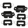 thumbnail image 4 of 100x Máscaras faciales desechables universales de realidad virtual, suaves, cómodas y transpirables. Negro, 4 of 8