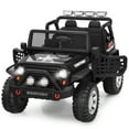 thumbnail image 1 of Gymax 12V Electric Kids Ride On Car Truck w/ MP3 Horn 2.4G Remote Control Black, 1 of 10