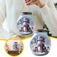 thumbnail image 1 of BKER Festive Christmas Bottle Snowman: Delightful Home With Acrylic Pendant, 1 of 5