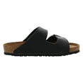 thumbnail image 2 of Birkenstock Arizona Soft Footbed Unisex Suede Sandal, Black Birko-Flor, 11-11.5 Women/9-9.5 Men, 2 of 5