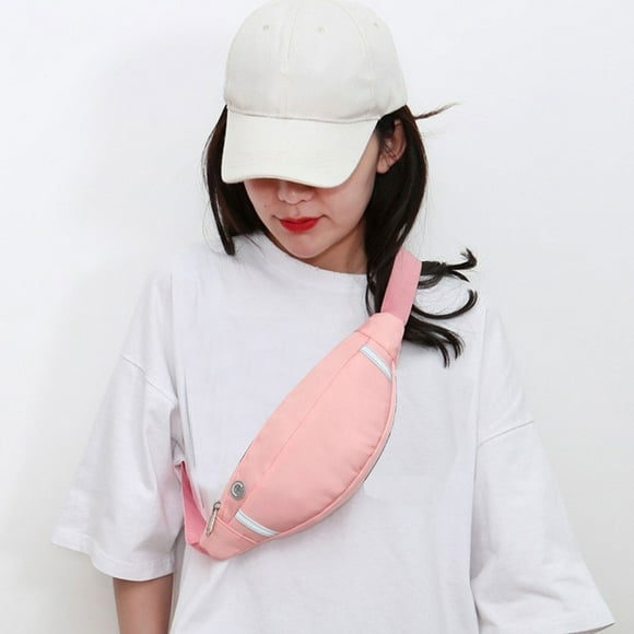 Yhmxh Home Decor Home EssentialsHome Accessories Fanny Pack for Man & Woman Travel Wallet Bag for Cell Phone Belt Bag Crossbody Bag with Headphone Hole for Travel Walking Running Hiking Cycling