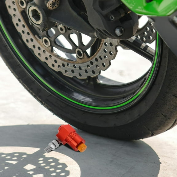 FRCOLOR Universal Motorcycle ABS Anti Lock Braking System 1 Set Disc Brake Hardware Anti Skid Device for Scooter Electric Bike Orange