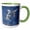 Green/White, variant on 3drose, Usa, Texas. South Padre Island, Egret Chasing Fish in Tidal Flats, 11oz Magic Transforming Mug