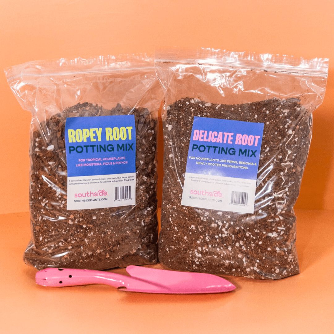 Delicate Root Potting Mix - Organic Mix of Coconut Chips, Coir, Horticultural Charcoal & Chunky Perlite
