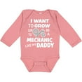 thumbnail image 3 of Inktastic I Want To Grow up To Be a Mechanic Like My Daddy Boys or Girls Long Sleeve Baby Bodysuit, 3 of 5