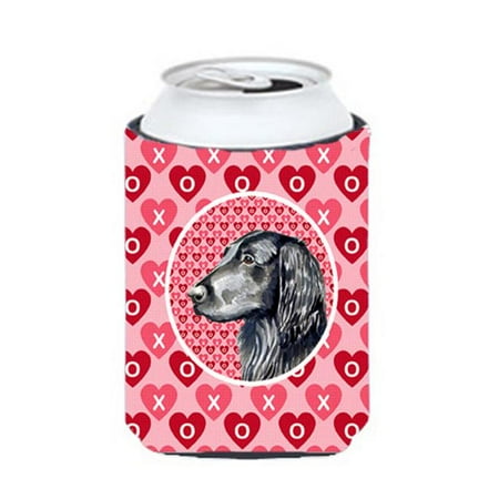 

Flat Coated Retriever Valentines Love And Hearts Can Or Bottle Hugger - 12 oz.