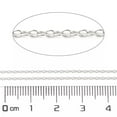 thumbnail image 3 of Solid Italy 925 Sterling Silver Anchor Cable Chain Rolo Necklace 1Mm 3Mm N67, 3 of 3