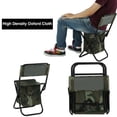 thumbnail image 2 of Silla de pesca Asiento taburete, plegable Silla de pesca para acampar al aire libre Cómoda Asiento de transporte con bolsa de almacenamiento para viajes Parques de fotografía Conciertos al aire libre Ecomeon no, 2 of 6