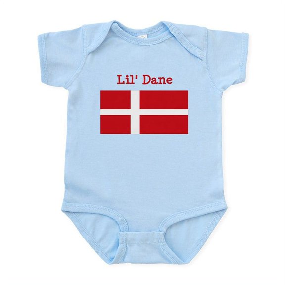 CafePress - Danish Infant Bodysuit - Baby Light Bodysuit, Size Newborn - 24 Months