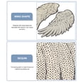 thumbnail image 4 of Parche de alas de lentejuelas bordadas, ideal para ropa, jeans y camisetas (dorado), 1 par, 4 of 4