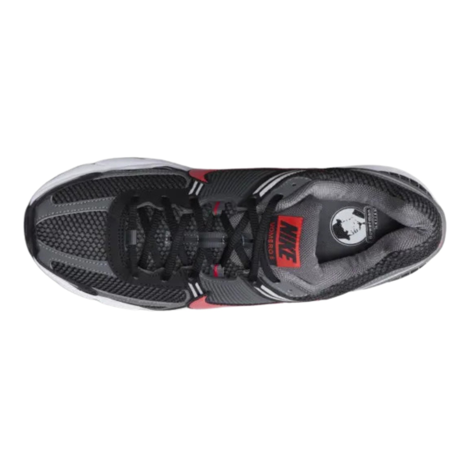 Nike Air Zoom Vomero 5 Black Iron Grey Picante Red FB9149-001 Mens Sz 15 Nike Air Zoom Vomero 5 Black Iron Grey | Mercari main image 3