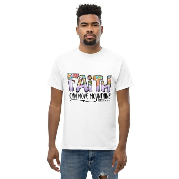 Christian Tee, Unisex, Faith, Inspirational Tee, Inspirational Gift, Christian t-shirt (Size:Small;)