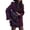 Wine Red, variant on Womens Slim Fit V Neck Waist Trench Blazer Office Commute Suit Jacket Elegant Flattering Design Wine Red L