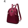 thumbnail image 4 of PULLIMORE Womens Oxford Backpack Purse Casual Waterproof Anti-Theft Shoulder Bag Daypack For School Work Travel (Rose Red), 4 of 9