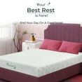 thumbnail image 4 of ViscoLogic Dream Luxury 10" King Gel Memory Foam Mattress for Cool Sleep Medium-Firm, CertiPUR-US®, 4 of 8