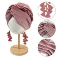 thumbnail image 4 of Traditional Turban For Women Hijab For Women Hair Wrap Head Wrap For Women Hijab Caps Fringe Knot, 4 of 9