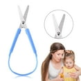 thumbnail image 2 of Loop Scissors for Children and Teens and 5 5Inches (6 Pack) Colorful Looped Design Right and Lefty Support Small Easy Open Handles for, 2 of 5