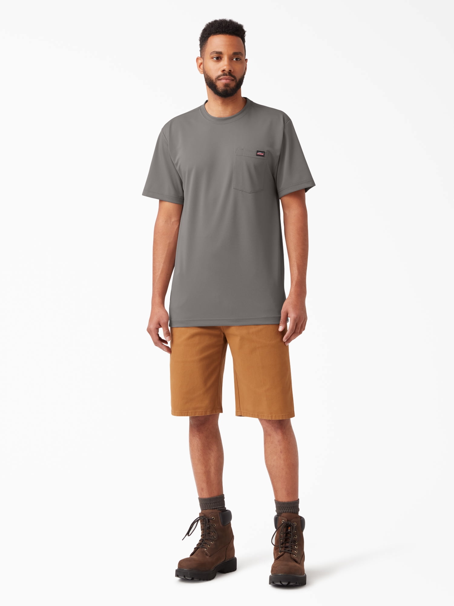 Genuine Dickies Men's Relaxed Fit Performance Polyester Tee Shirt